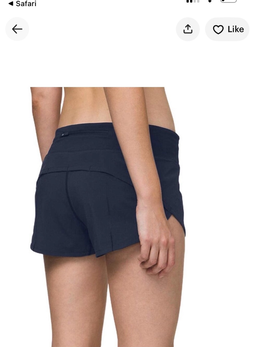 lululemon athletica Women's True Navy Athletic Shorts